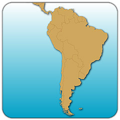 south america map
